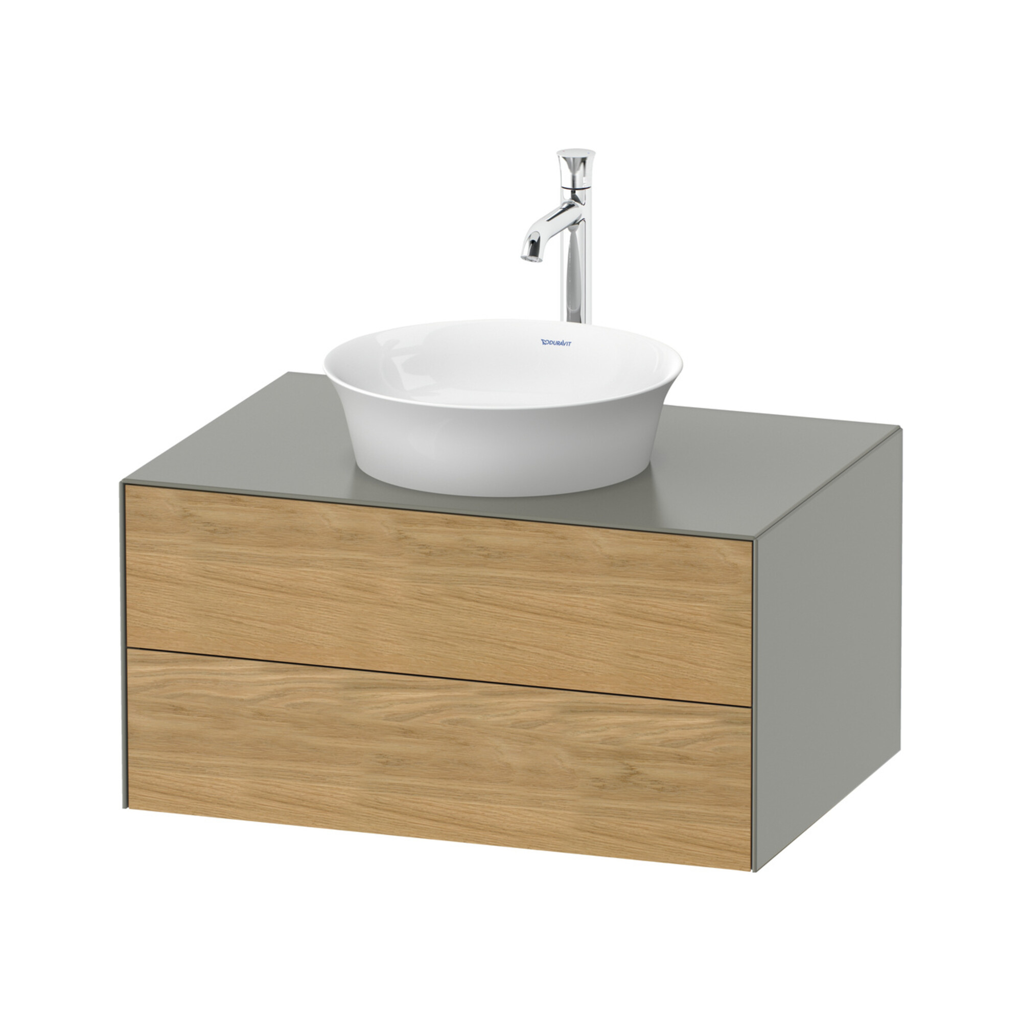 Duravit Waschtischunterschrank o. ES White Tulip 40,8x80x 55, 2 SBK, E N StG s-matt