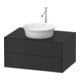 Duravit Waschtischunterschrank o. ES White Tulip 40,8x80x 55, 2 SchKa., graph Seidenmatt-1