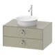 Duravit Waschtischunterschrank o. ES White Tulip 40,8x80x 55, 2 SchKa., m Gr., Tau s-matt-1