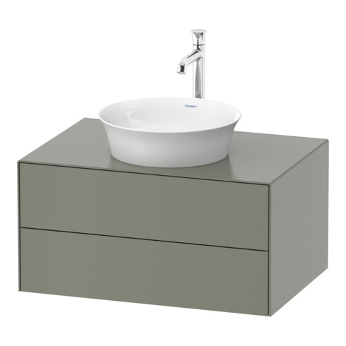 Duravit Waschtischunterschrank o. ES White Tulip 40,8x80x 55, 2 SchKa., steingrau s-matt