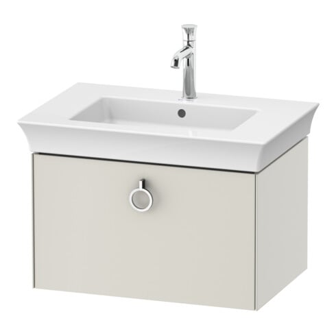 Duravit Waschtischunterschrank o. ES White Tulip 41x68,4x45,8cm, 1 A m G, Nord we. s-matt