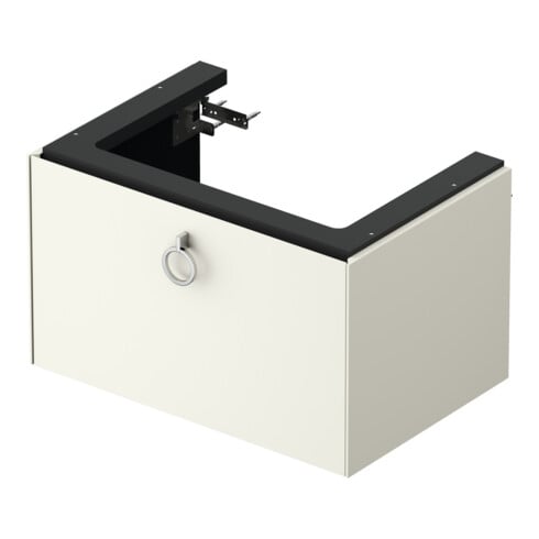 Duravit Waschtischunterschrank o. ES White Tulip 41x68,4x45,8cm, 1 A m G, Nord we. s-matt