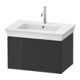 Duravit Waschtischunterschrank o. ES White Tulip 41x68,4x45,8cm, 1 Ausz., graph Hochglanz-1