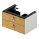 Duravit Waschtischunterschrank o. ES White Tulip 41x68,4x45,8cm, 2 SBK, E N w s-matt