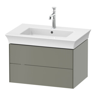 Duravit Waschtischunterschrank o. ES White Tulip 41x68,4x45,8cm, 2 SBK, steingrau s-matt