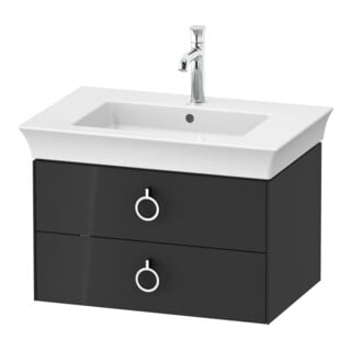 Duravit Waschtischunterschrank o. ES White Tulip 41x68,4x45,8cm, 2 SchKa., graph hgl