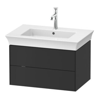 Duravit Waschtischunterschrank o. ES White Tulip 41x68,4x45,8cm, 2 SchKa., graph s-matt