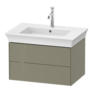 Duravit Waschtischunterschrank o. ES White Tulip 41x68,4x45,8cm, 2 SchKa., steingrau hgl