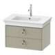 Duravit Waschtischunterschrank o. ES White Tulip 41x68,4x45,8cm, 2 SchKa., Tau Seidenmatt-1