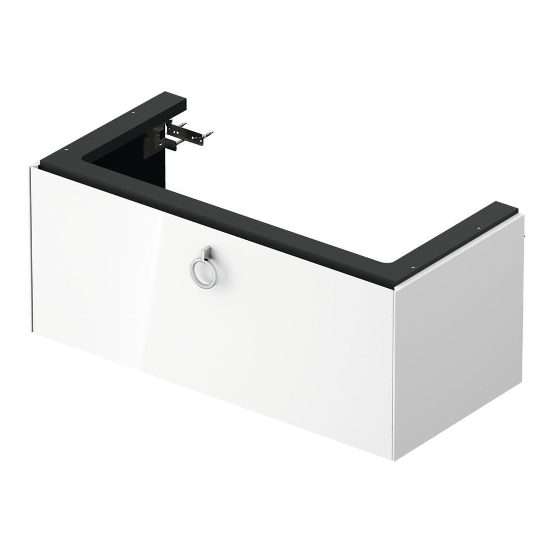 Duravit Waschtischunterschrank o. ES White Tulip 41x98,4x45,8cm, 1 Ausz. m Gr., we. hgl