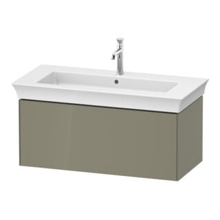 Duravit Waschtischunterschrank o. ES White Tulip 41x98,4x45,8cm, 1 Ausz., steingrau hgl