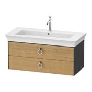Duravit Waschtischunterschrank o. ES White Tulip 41x98,4x45,8cm, 2 SBK m G, E N gra m