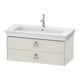 Duravit Waschtischunterschrank o. ES White Tulip 41x98,4x45,8cm, 2 SBK m G, No we. s-matt-1
