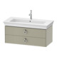 Duravit Waschtischunterschrank o. ES White Tulip 41x98,4x45,8cm, 2 SBK m Gr., Tau s-matt-1