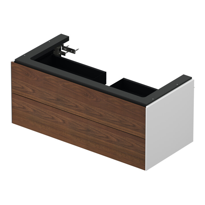 Duravit Waschtischunterschrank o. ES White Tulip 41x98,4x45,8cm, 2 SBK, US N mas/weiß hgl