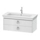 Duravit Waschtischunterschrank o. ES White Tulip 41x98,4x45,8cm, 2 SchKa. m Gr., we. hgl-1