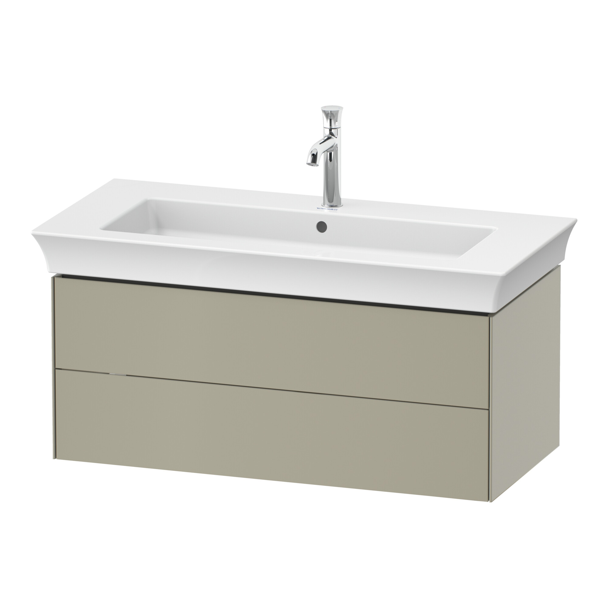 Duravit Waschtischunterschrank o. ES White Tulip 41x98,4x45,8cm, 2 SchKa., Tau Seidenmatt