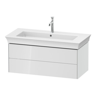 Duravit Waschtischunterschrank o. ES White Tulip 41x98,4x45,8cm, 2 SchKa., weiß Hochglanz