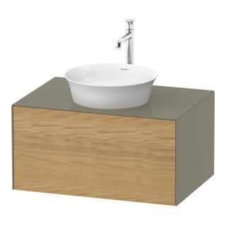 Duravit Waschtischunterschrank o. ES White Tulip 75,1x35x 41cm, bod., E N mas/steing hgl