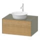 Duravit Waschtischunterschrank o. ES White Tulip 75,1x35x 41cm, bod., E N mas/steing hgl-1