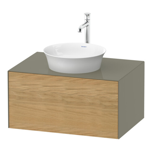 Duravit Waschtischunterschrank o. ES White Tulip 75,1x35x 41cm, bod., E N mas/steing hgl