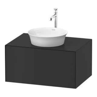 Duravit Waschtischunterschrank o. ES White Tulip 75,1x35x 41cm, boden, Graphit Seidenmatt