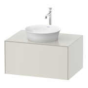 Duravit Waschtischunterschrank o. ES White Tulip 75,1x35x 41cm, boden, Nord we. s-matt