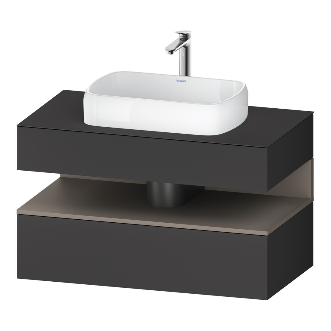 Duravit Waschtischunterschrank Qatego 100x55x60cm, ba m/Gr m, Pl, Nischenb