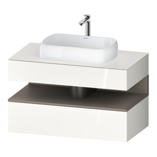 Duravit Waschtischunterschrank Qatego 100x55x60cm, ba m/we g, Pl, Nischenb