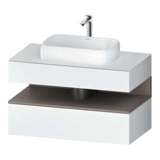 Duravit Waschtischunterschrank Qatego 100x55x60cm, ba m/we m, Pl, Nischenb