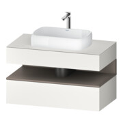 Duravit Waschtischunterschrank Qatego 100x55x60cm, ba m/we m, Pl, Nischenb