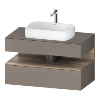 Duravit Waschtischunterschrank Qatego 100x55x60cm, E Ma/Ba m, Pl, 1 Schubkast.