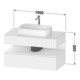 Duravit Waschtischunterschrank Qatego 100x55x60cm, E na/gra m, Pl, 1 Kast
