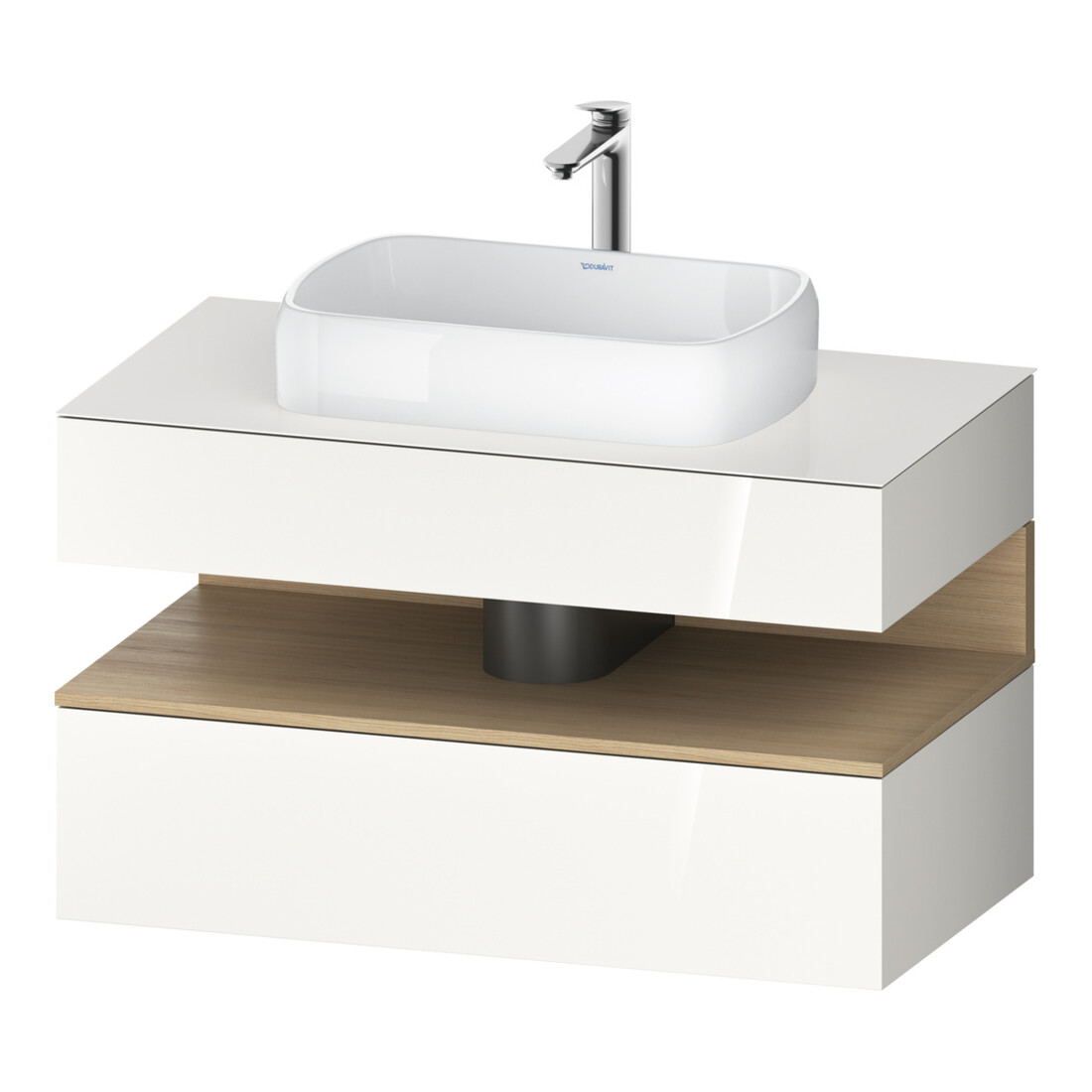 Duravit Waschtischunterschrank Qatego 100x55x60cm, E na/we g, Pl, 1 Schubkast.