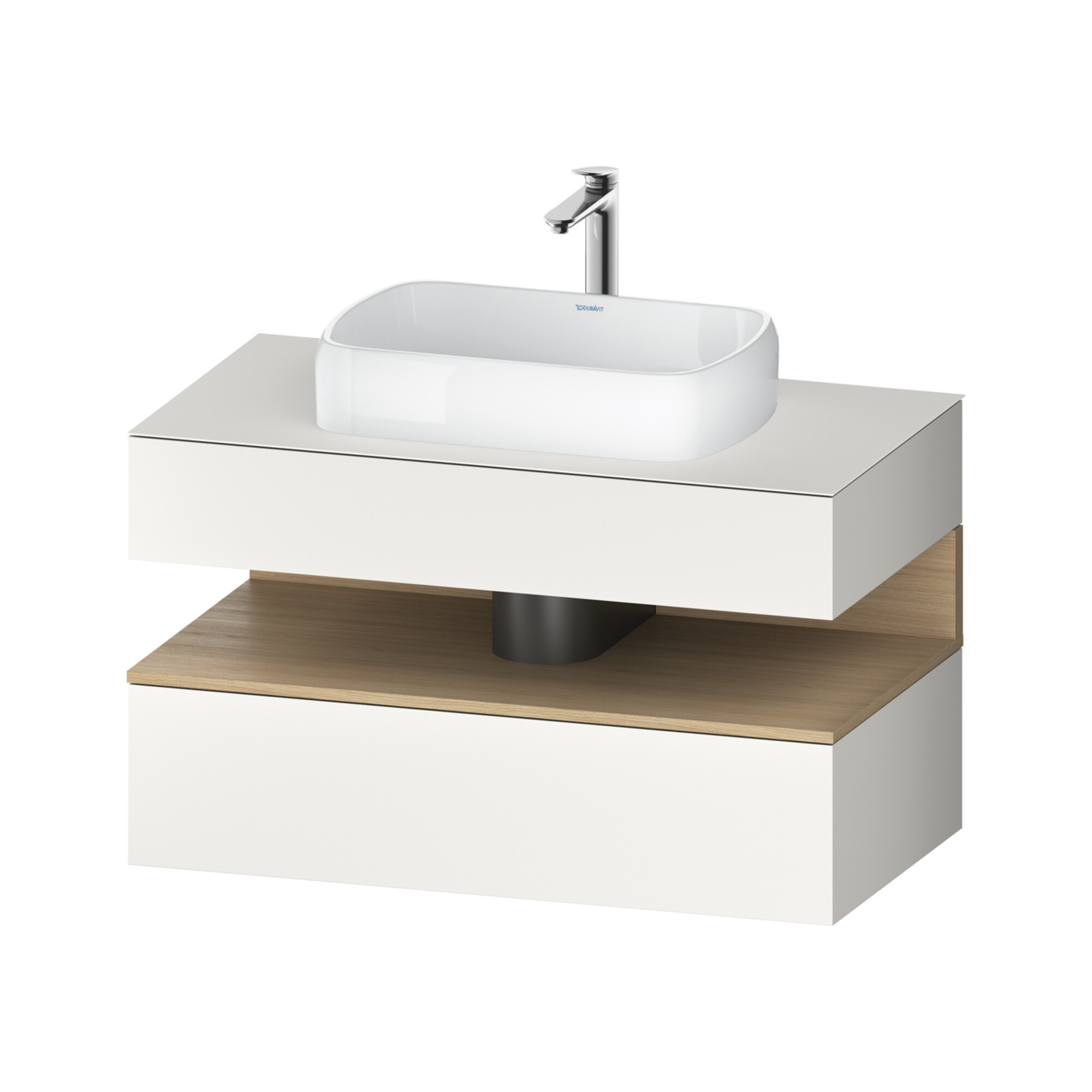 Duravit Waschtischunterschrank Qatego 100x55x60cm, E na/we m, Pl, Nischenb