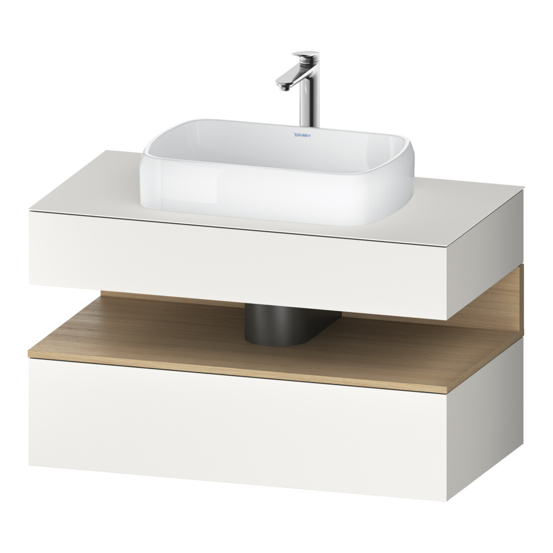 Duravit Waschtischunterschrank Qatego 100x55x60cm, E na/we m, Pl, Nischenb