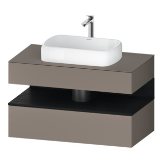 Duravit Waschtischunterschrank Qatego 100x55x60cm, E sw/Bas m, Pl, Nischenb