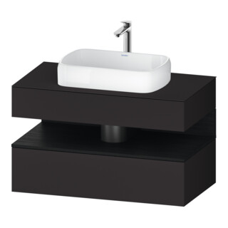 Duravit Waschtischunterschrank Qatego 100x55x60cm, E sw/gra m, Pl, 1 Kast