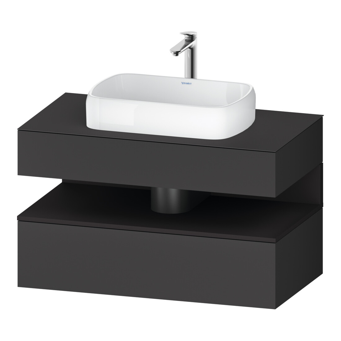 Duravit Waschtischunterschrank Qatego 100x55x60cm, gra m/Gr m, Pl, 1 Kast