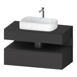 Duravit Waschtischunterschrank Qatego 100x55x60cm, gra m, Pl, 1 Schubkast.
