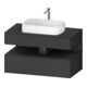 Duravit Waschtischunterschrank Qatego 100x55x60cm, gra m, Pl, 1 Schubkast.