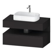 Duravit Waschtischunterschrank Qatego 100x55x60cm, gra m, Pl, 1 Schubkast.