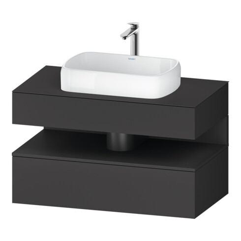 Duravit Waschtischunterschrank Qatego 100x55x60cm, gra m, Pl, Nischenb