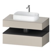 Duravit Waschtischunterschrank Qatego 100x55x60cm, gra m/ta m, Pl, 1 Kast
