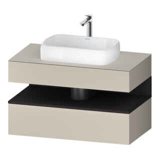 Duravit Waschtischunterschrank Qatego 100x55x60cm, gra m/ta m, Pl, Nischenb