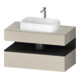 Duravit Waschtischunterschrank Qatego 100x55x60cm, gra m/ta m, Pl, Nischenb