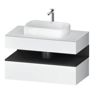 Duravit Waschtischunterschrank Qatego 100x55x60cm, gra m/we m, Pl, 1 Kast