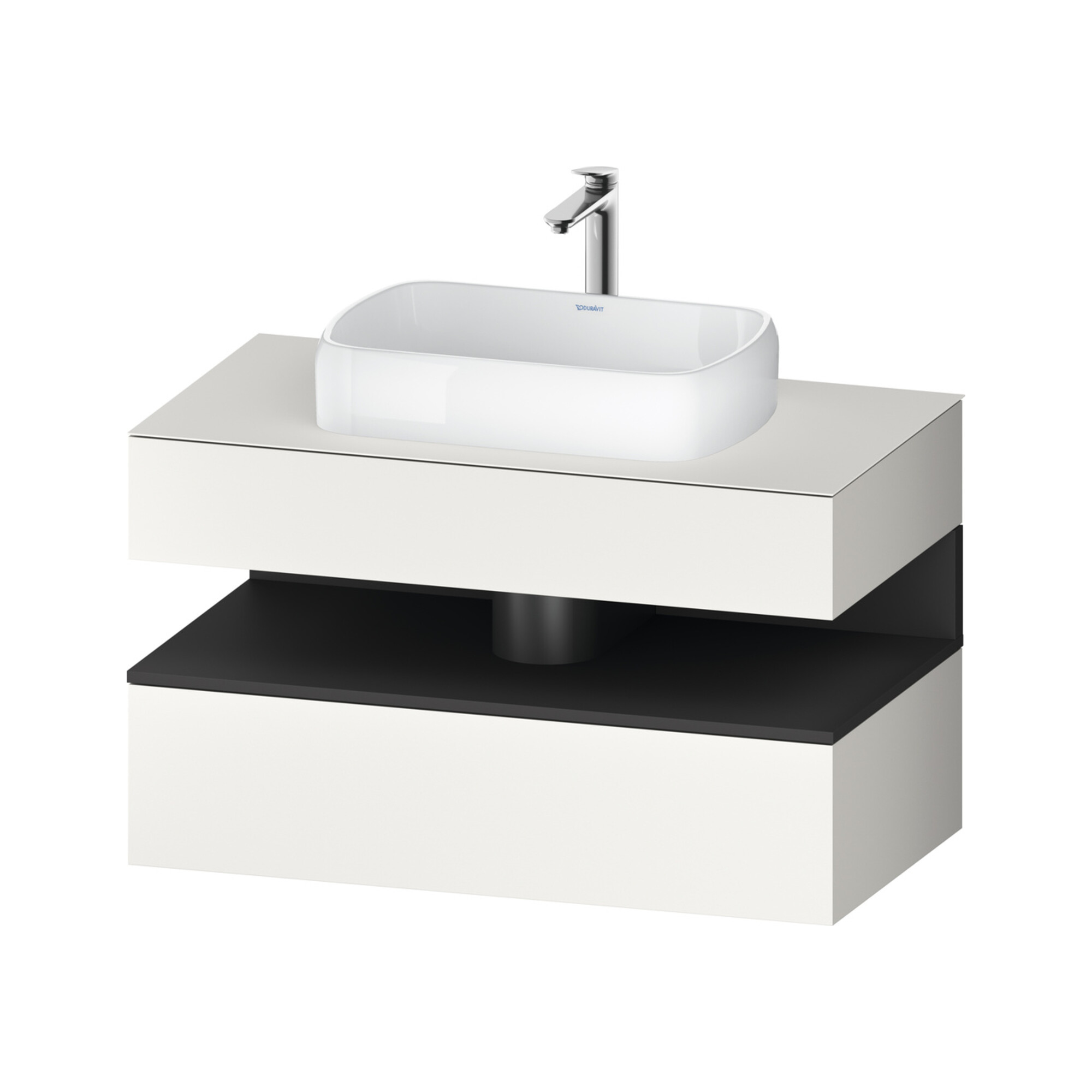 Duravit Waschtischunterschrank Qatego 100x55x60cm, gra m/we m, Pl, 1 Kast