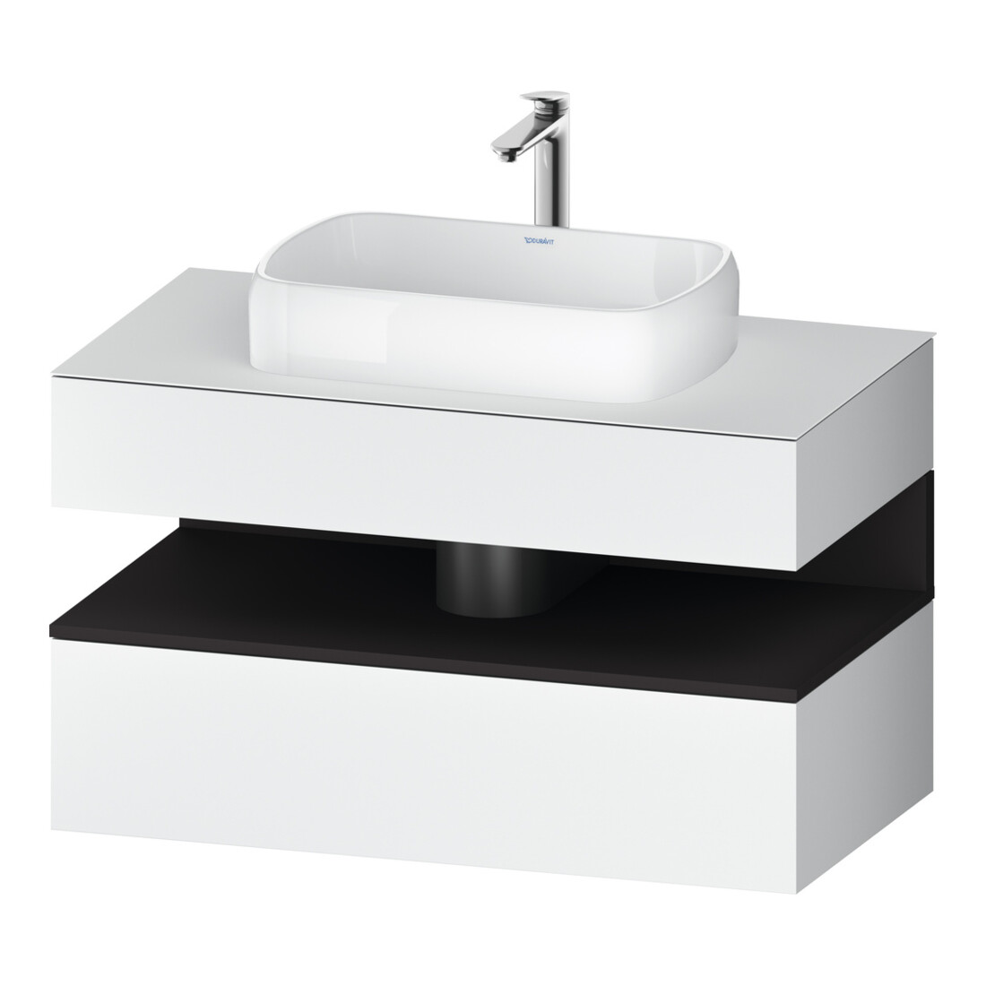 Duravit Waschtischunterschrank Qatego 100x55x60cm, gra m/we m, Pl, 1 Kast