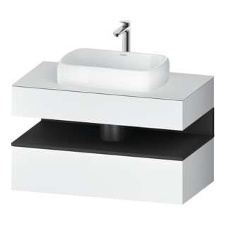 Duravit Waschtischunterschrank Qatego 100x55x60cm, gra m/we m, Pl, Nischenb